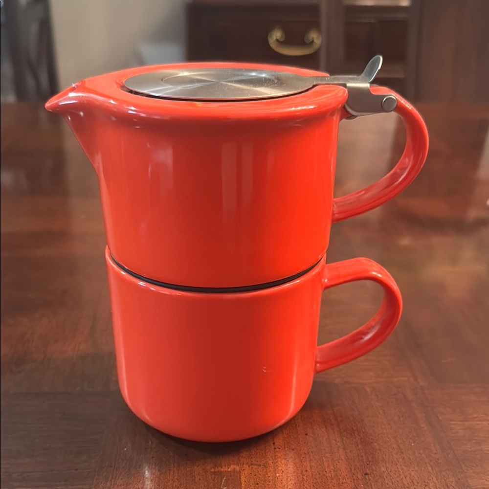 David’s Tea Forlife Stacking Mug & Teapot